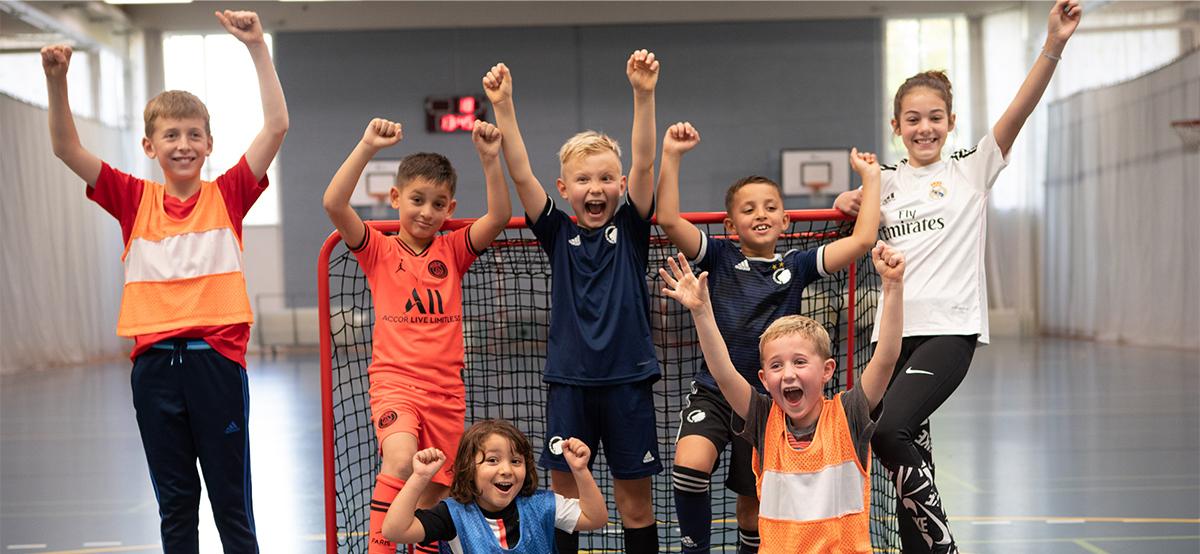 Fællesbillede til futsal