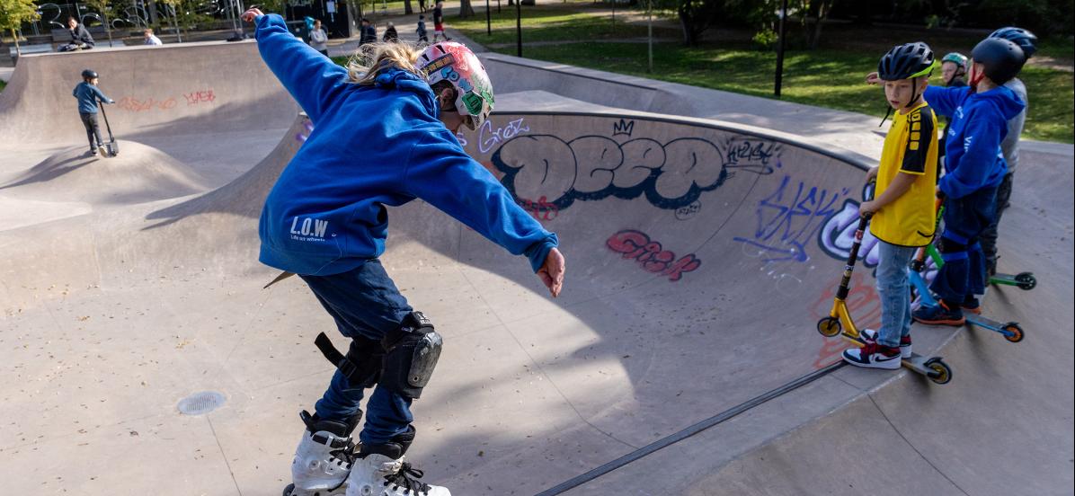 børn skater